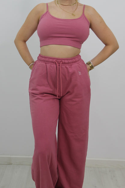 Conjunto urbano rosa de Rittmo, diseño completo de cuerpo entero para bailarinas de baile con estilo.
