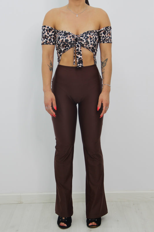 Mono cambre de leopardo de Rittmo, diseño completo de cuerpo entero para bailarinas de baile bachata con estilo.